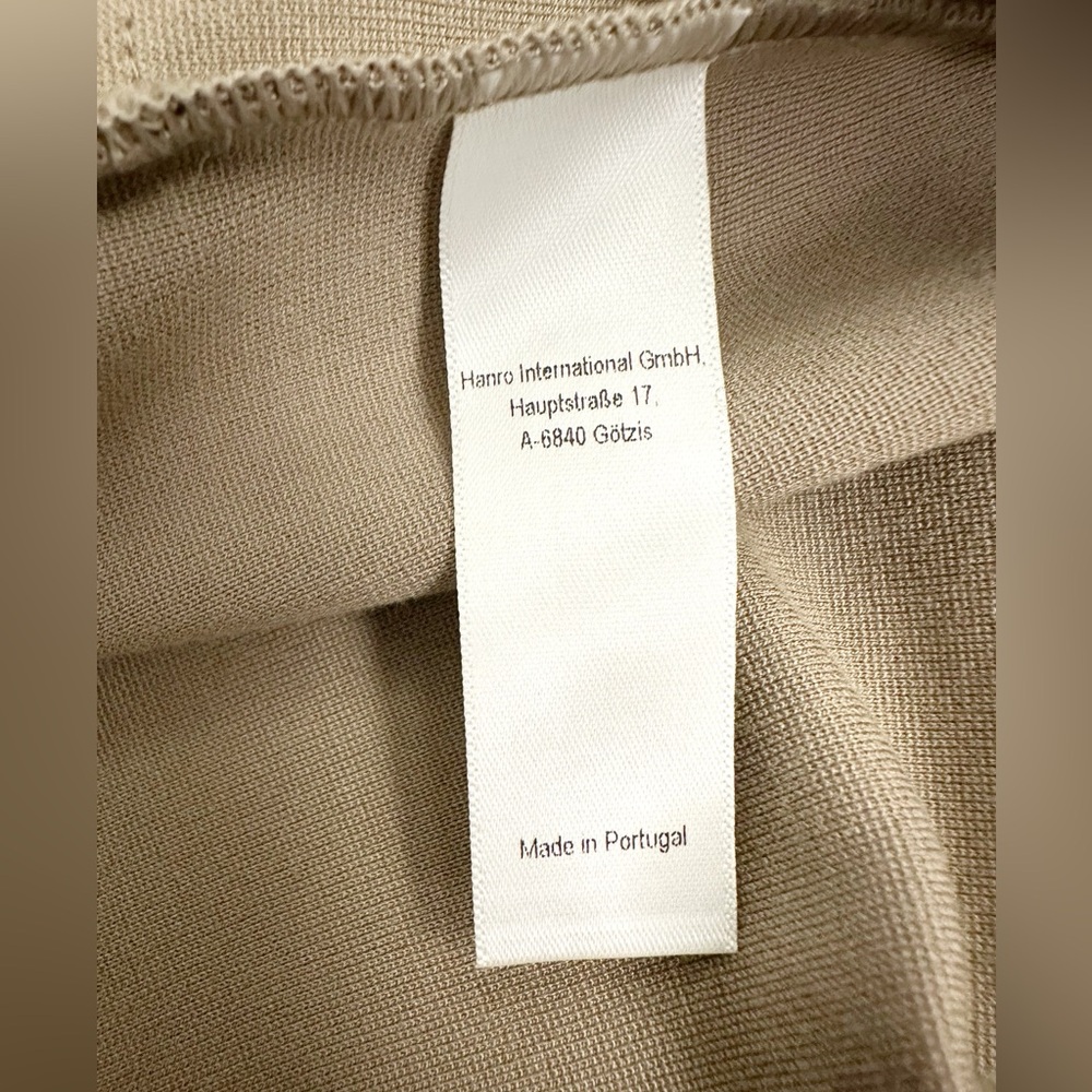 NWT Hanro Pure Comfort Long Cardigan in Tan  Size L - Picture 13 of 16